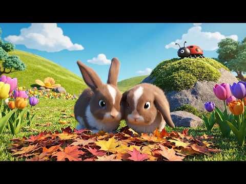 Five Happy Bunny Boppers Hop Hop Hop | Active Springtime Song & Counting Rhyme