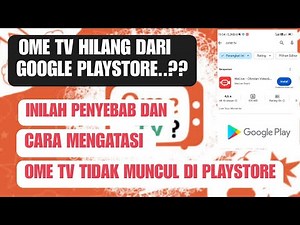 Penyebab Kenapa Ome TV Hilang Dari Google Playstore Android || Ome TV Tidak Ada Di Playstore