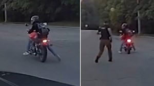 Man runs out of gas while fleeing from deputies on stolen motorcycle in Illinois
