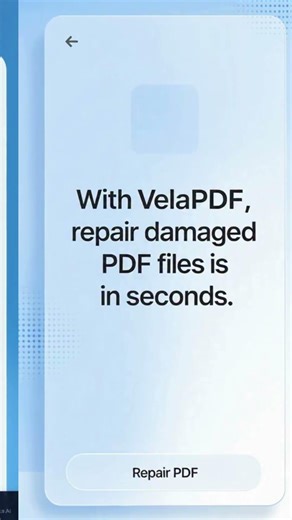 How to Repair Corrupted PDF Online Free | Fix Damaged PDF with VelaPDF