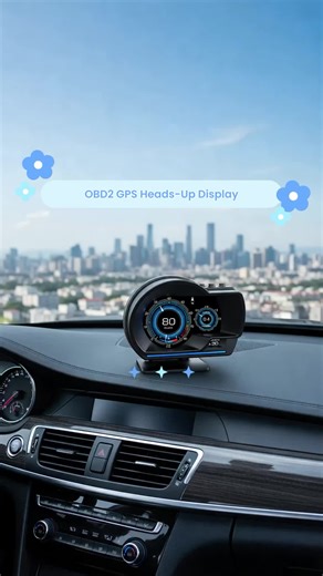 Digital Display Gauge for Cars: OBD2 GPS Functionality