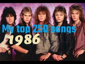 My top 250 of 1986 songs