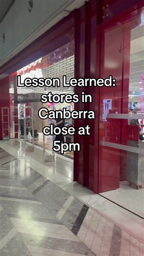 Canberra stores close at 5pm on weekends: what expats should know