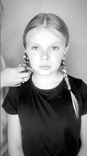 WEDNESDAY ADDAMS HAIR TUTORIAL