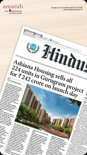 Wondering why Ashiana Amarah homes get sold out within minutes? Explore our exceptional Kid Centric Home right in the heart of Gurgaon. Don’t miss out, experience the excitement of our Phase 4 launch! Visit now: https://bit.ly/3pspEjb #AshianaAmarah #AshianaHousing #KidCentricHomes #LearningHub #ChildCentric #Parenting #Gurgaon #HolisticDevelopment #HomeForKids | Ashiana Housing Limited