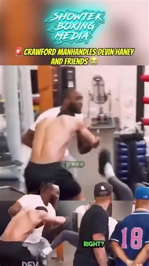Devin Haney Had No Chance Against Crawfords wrestling skills 😭
