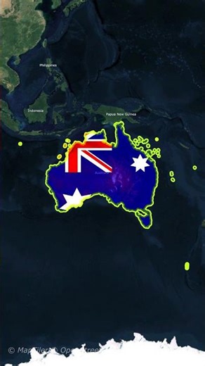 AUSTRALIA MAP ANIMATION WITH CAPITAL IN AFTER EFFECTS #shorts