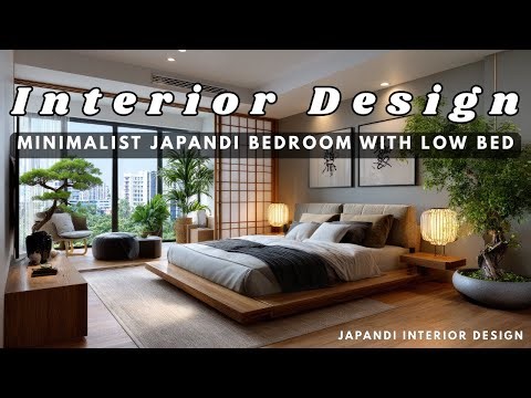 Minimalist Japandi Bedroom with Low Bed | Zen Interior Design for Modern Homes