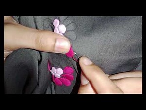 Basic Applique Flower Design for Beginners|Step by Step Applique Work Designs (Applique work expert)