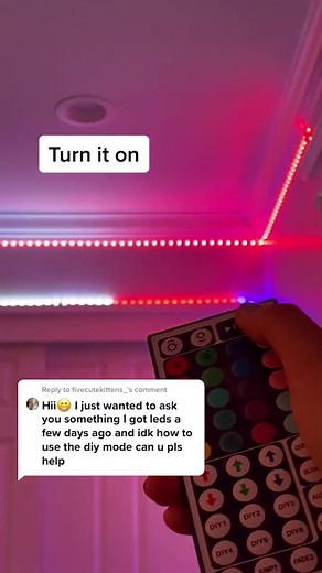 How to Use DIY Mode on LED Lights Strips