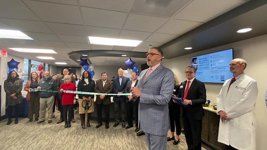 Today we celebrated the opening of the University of Kansas Health System Saint Francis Campus with a ribbon cutting. The new facility is located at 2641 SW Wanamaker Road. | Greater Topeka Partnership