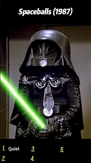 Spaceballs (1987) | Dark Helmet’s Comical Lightsaber Duel