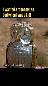 They did Bubo so wrong in the remake a few years back! Loved this mechanical owl when I saw the 1981 movie, Clash of the Titans. #80smemes #80skid #80smovies | stardaze.80
