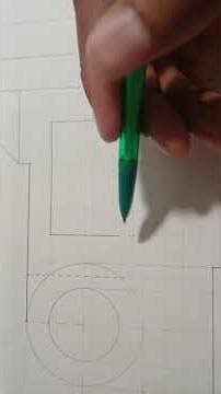 Drawing 1(Part 3) - Orthographic Projection - Correction of front view
