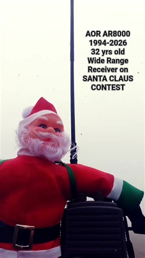 AOR8000 Wide Range Receiver on Santa Claus Contest 1994-2026
