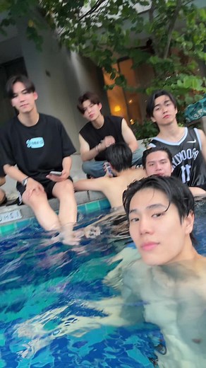 Relaxing Pool Moments with Friends