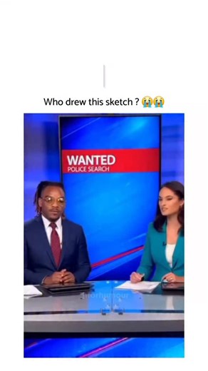 CURSED on Instagram: "The news anchors could barely keep straight faces when the suspect sketch came on screen. It looked like a child had drawn it—uneven lines, basic shapes, and features that seemed more cartoonish than criminal. Everyone was wondering how anyone could identify a real suspect from something that simple. Then the actual photo appeared, and the room fell apart. Somehow, the real suspect looked almost exactly like that childish drawing—same eyes, same face shape, same expression.