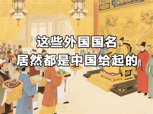 这些外国国名居然都是中国起的