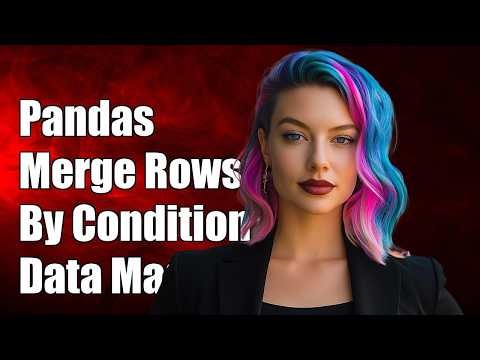 pandas - merge rows based on column meeting a condition