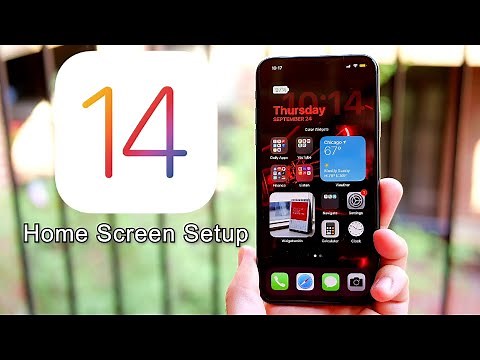 iOS 14 Home Screen Setup
