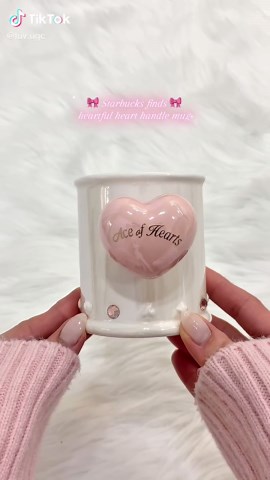 prettiest Starbucks mug ever💖 follow for more aesthetic finds!🦢🩰 @Starbucks #starbucksfinds #aestheticcup #aestheticmug #cutemug #heartmug