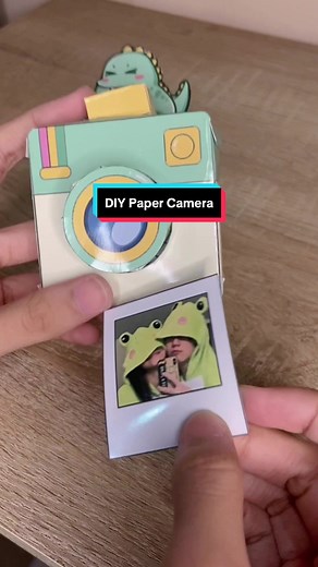 DIY Paper Camera Gift Card Idea