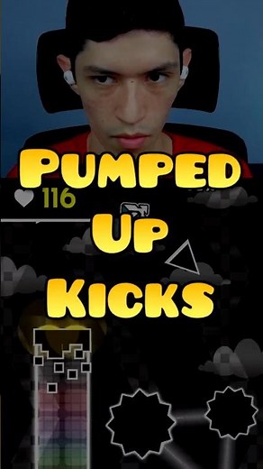 THIS IS HOW I COMPLETED PUMPED UP KICKS IN GEOMETRY DASH