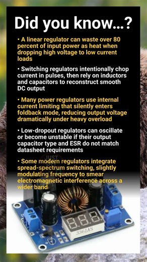 Power regulator insights: linear, switching, thermal limits and real-world behavior