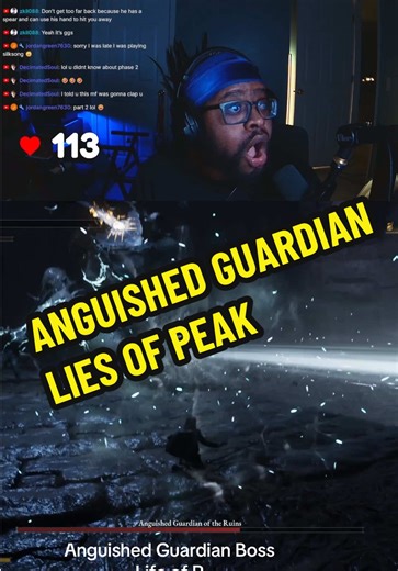 Anguished Guardian Boss Reaction in Lies of P Overture DLC. Definitely m A TOUGH SOULSLIKE boss! #soulslike #fypシ゚viral #liesofp #liesofpoverture #gamingontiktok