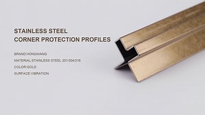 [Hot Item] 201 304 Color Coated Stainless Steel Tile Trim Hardware From China Factory