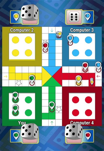 Ludo Gameplay Rush Mode | Ultimate Dice Battle | Neil Gamer #ludo #ludoking #games
