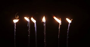 Candles, Flames, Burn. Free Stock Video