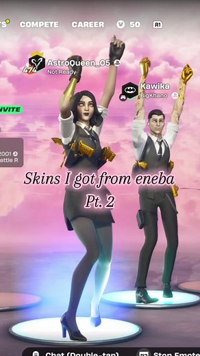 Skins I Got from Eneba: Fortnite Duo Match