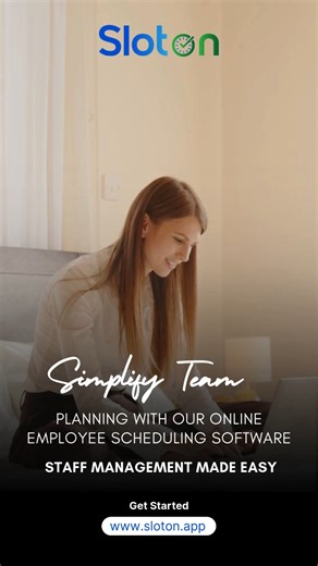 Sloton App on Instagram: "✨ Simplify Team Planning. Empower Your Workforce. ✨ Managing staff schedules doesn’t have to be stressful. With Sloton’s online employee scheduling software, you can plan shifts, manage availability, and keep your entire team aligned — all in one smart platform. From small businesses to growing teams, Sloton helps you: ✔️ Create schedules in minutes ✔️ Reduce errors and last-minute confusion ✔️ Improve staff productivity and accountability ✔️ Access schedules anytime, a