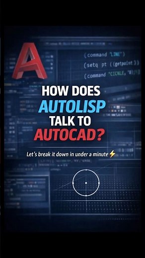 Inside AutoLISP — How (command) Talks to AutoCAD #AutoCAD #AutoLISP #Behind-the-Scenes