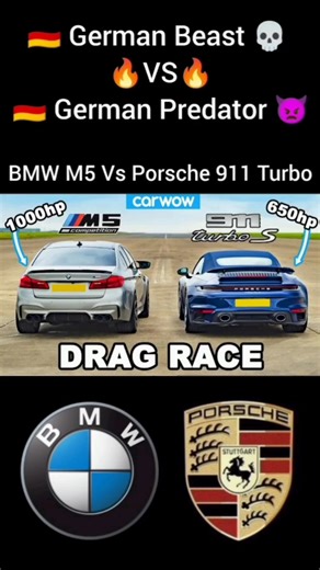 BMW M5 Vs Porsche 911 #cars #caredits #carshorts #cartok #automotive #carlover #bmwm5 #porsche911