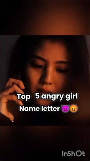 top 5 angry girl name letter 😡😈 ...