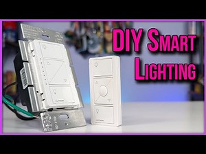 Lutron Caseta Smart Dimmer Switch Install and Google Home Setup! \\ My Dream YouTuber Studio | Pt 9