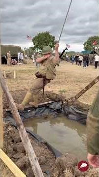 Japanese Soldier on the US Ranger Assault Course - Victory Show 2025 - JRA.UK #reenactment