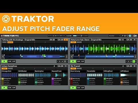 Traktor Pro 2 Tutorial: How to Adjust the Pitch Fader Range