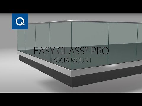 Q-railing Easy Glass® Pro fascia mount - Assembly Video