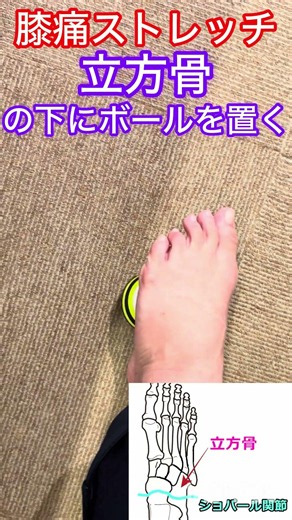 5秒ストレッチ〜足の裏バランス🦵