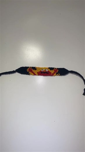 Making an Elmo Friendship Bracelet on TikTok