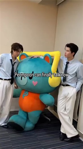 yorum on Instagram: "#pondphuwin - wdym I'm crying over a mascot 😭 #pondphuwinedits #permpoon #gmmtv #fyp"