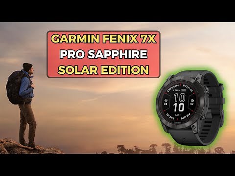 GARMIN FENIX 7X PRO SAPPHIRE SOLAR EDITION