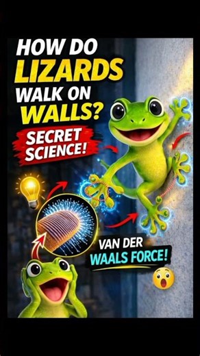 How Do Lizards Walk On Walls? Secret Science Explained! 🦎