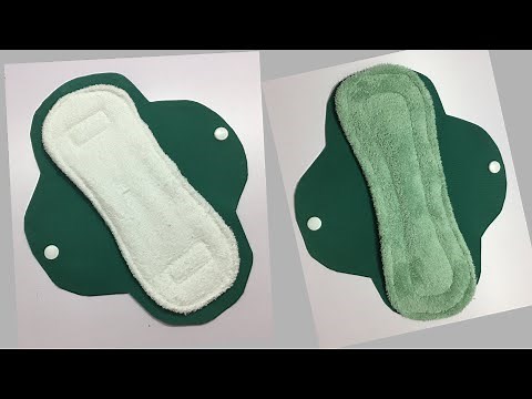 ✳️ Tutorial for Sewing Reusable Sanitary Pads for Girls and Womens