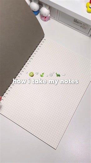 how i take my notes 🐢 #ohuhumarkers #ohuhupupe #notetaking #study #studyvlog #studymotivation