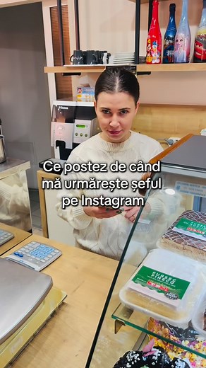 287 reactions · 10 comments | POV: șeful ți-a dat follow  -> angajat model activat ✅ #CofetarieCuZambet #ViataLaCofetarie #RelatableReels #DessertLovers #BoemaBakery | Boema Bakery | Facebook