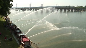 Firefighting history lines Susquehanna River